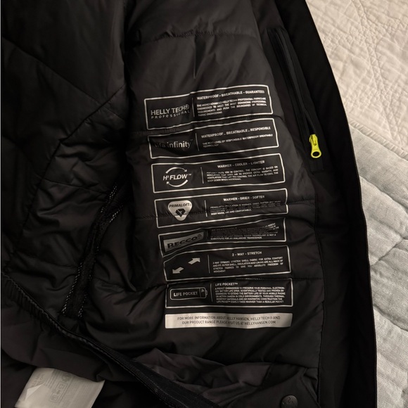Helly Hansen Women's Sleek Black Ski Jacket - Picture 5 of 5